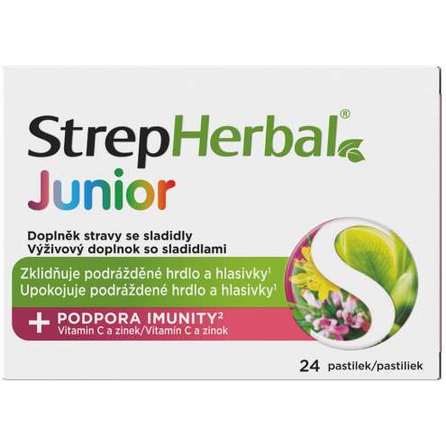 StrepHerbal Junior 24 pastilek